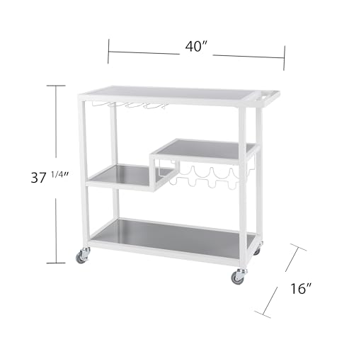 Holly & Martin zephs Bar Warenkorb Modern weiß