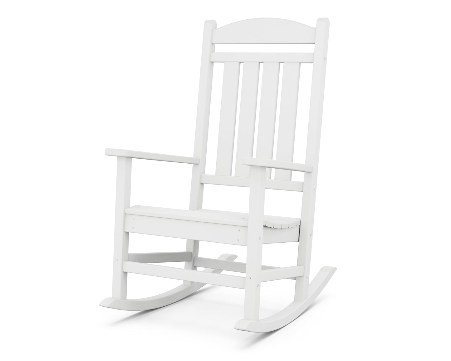 Polywood R100WH Presidential Rocking Chair, White