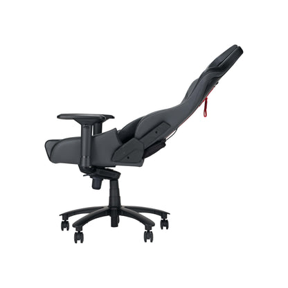 ASUS ROG Chariot X Gaming-Stuhl (Aura RGB Beleuchtung, 4D-Armlehnen, Memory-Foam, Premium-PU-Leder, One-Touch-Controller) grau