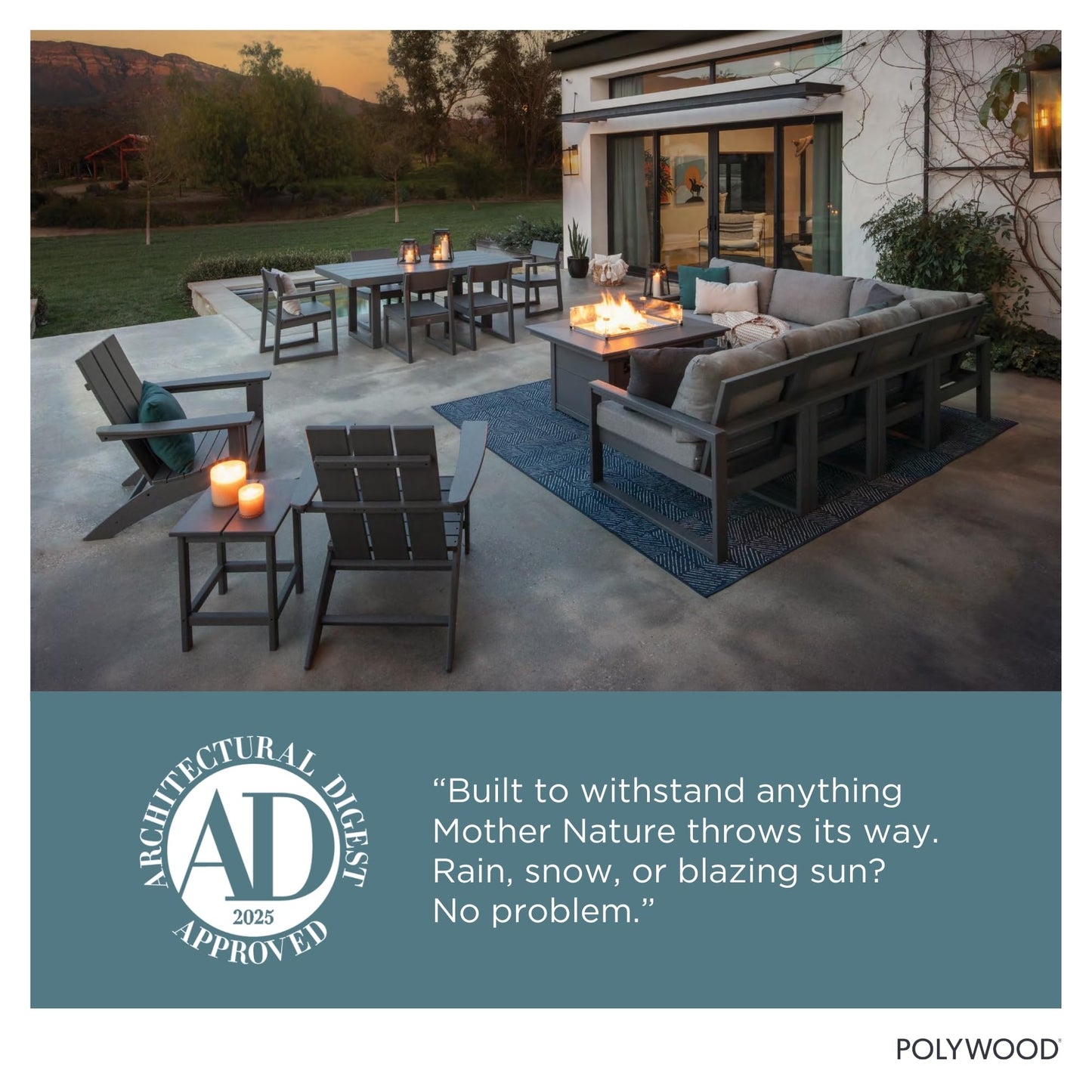 Polywood R100WH Presidential Rocking Chair, White