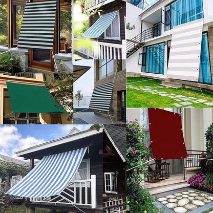 Sonnensegel Sonnenschutz 7x10M Wetterbeständig Mit Uv Schutz Sonnenschutz Sonnensegel quadratisch Zeltplane Mit Spannseilen Für Garten Terrasse Balkon, Lila, 22073